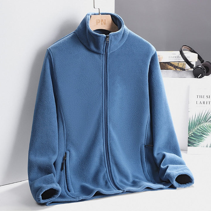 Women's Fashion Fleece Jacket with High Collar Mune Fashion