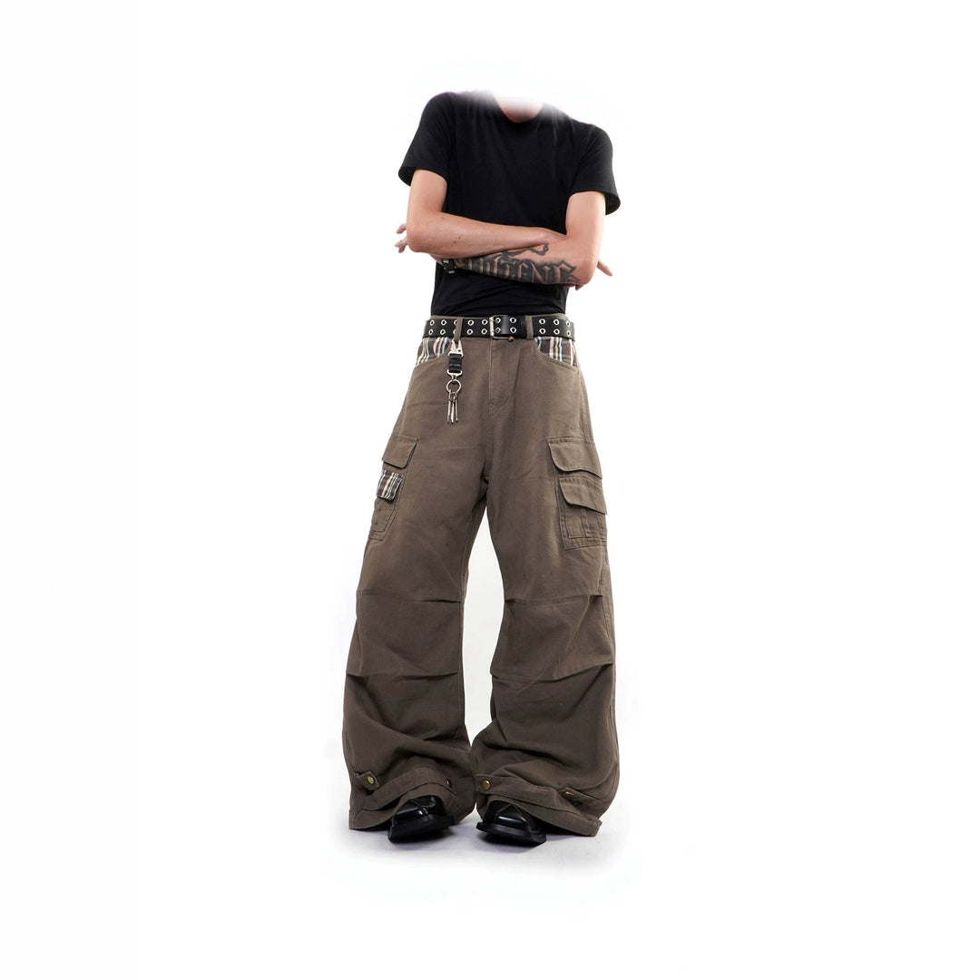 Men's Loose Fit Cargo Pants with Pockets Mune Fashion