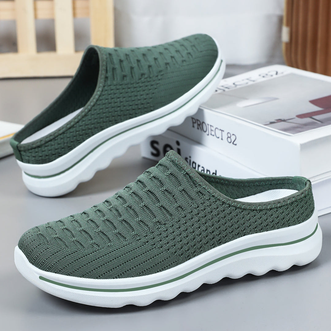 Women's seamless comfort slip-ons with knitted upper material and cushioned profile sole Mune Fashion