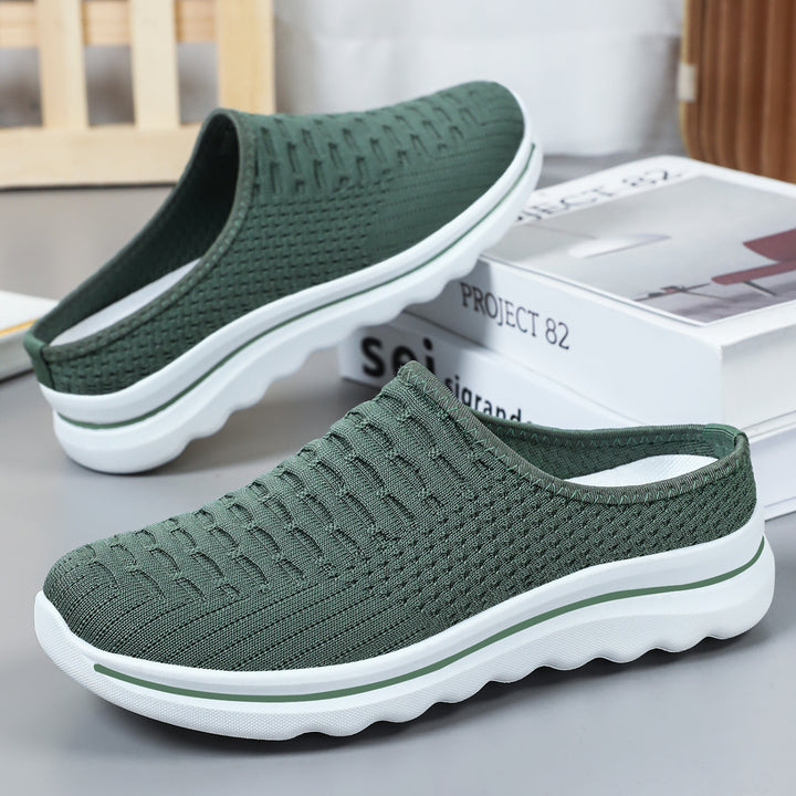 Women's seamless comfort slip-ons with knitted upper material and cushioned profile sole Mune Fashion