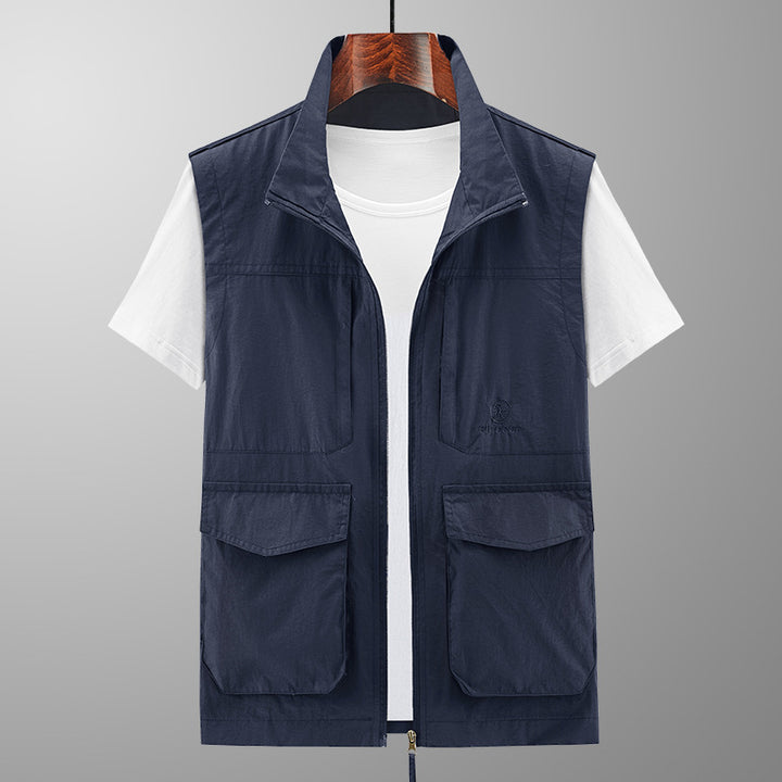 Men's Multifunctional Outdoor Vest with Practical Pockets Mune Fashion