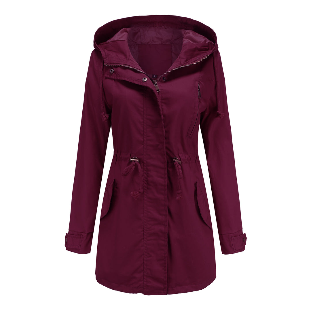 Women's leisure jacket with hood