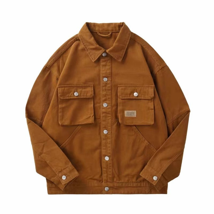 Men's Casual Utility Jacket with Practical Pockets Mune Fashion