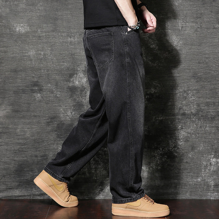 Men's Comfortable Wide-Leg Jeans Mune Fashion