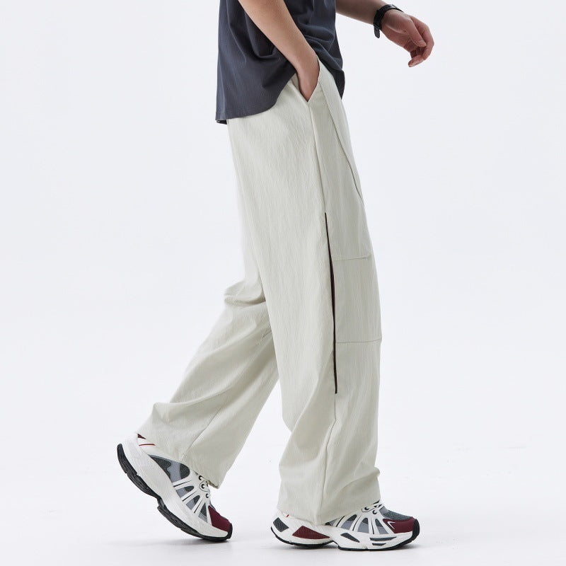Women Comfortable Cargo Pants with Elastic Waistband Mune Fashion