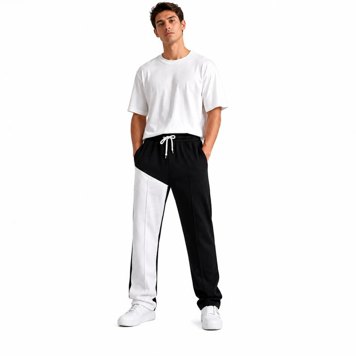 Ladies sporty leisure pants with fashionable color accents Mune Fashion