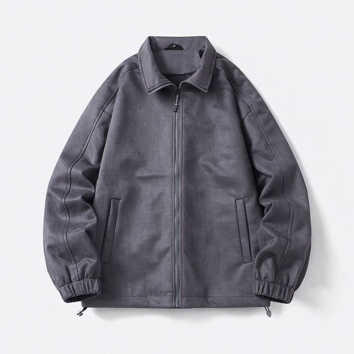 Men's Sporty Transitional Jacket with Stand-up Collar Mune Fashion