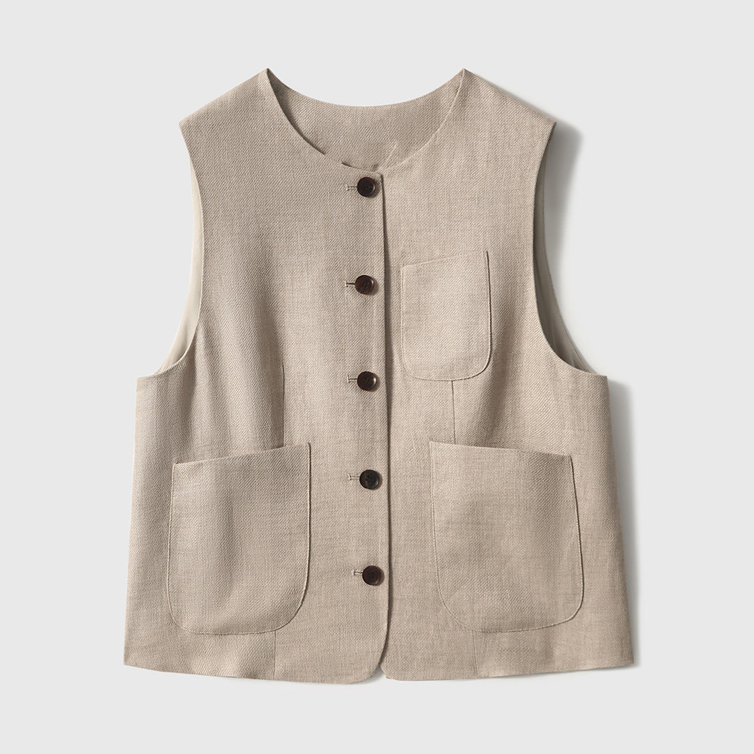 Women Classic Sleeveless Vest Mune Fashion