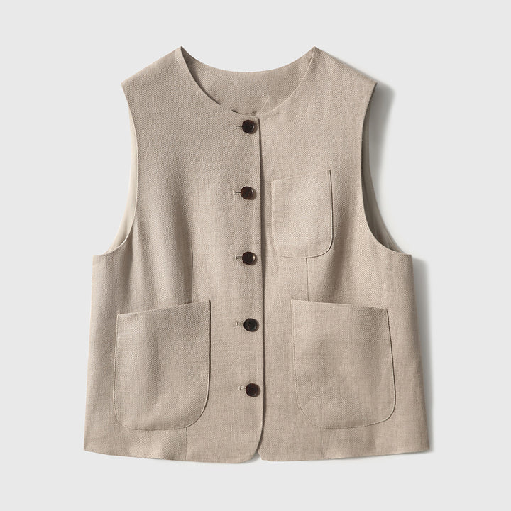 Women Classic Sleeveless Vest Mune Fashion