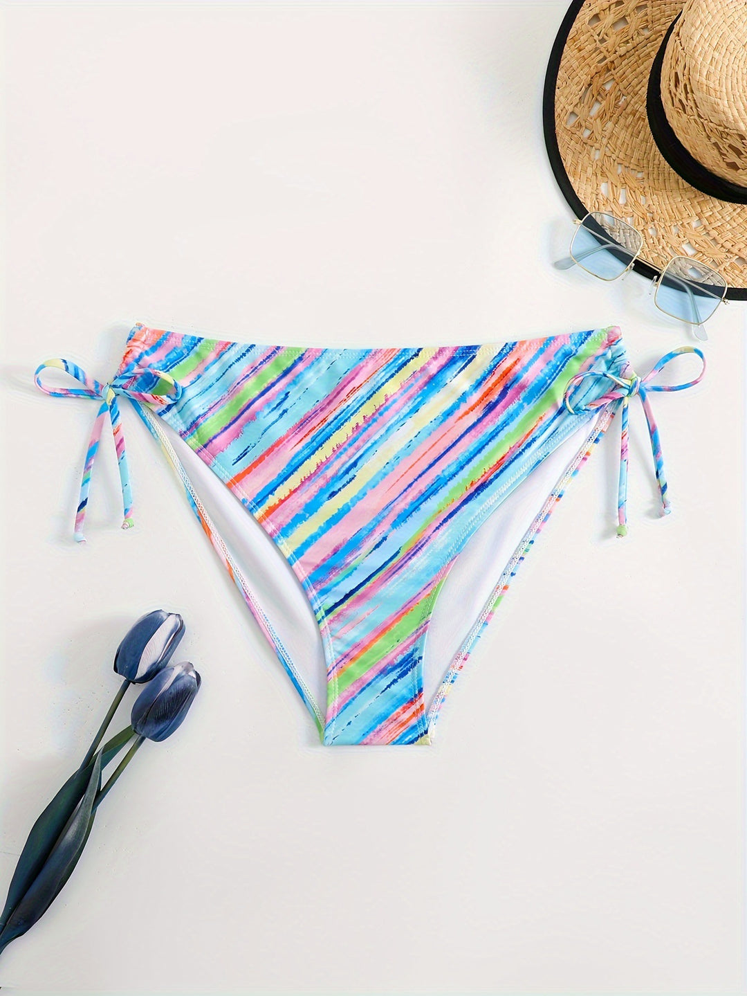 Women's Bikini Bottom with Side Ties Mune Fashion