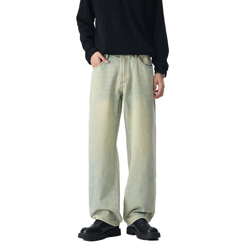 Men's Baggy Jeans made of washed Ombre Denim with wide leg Mune Fashion