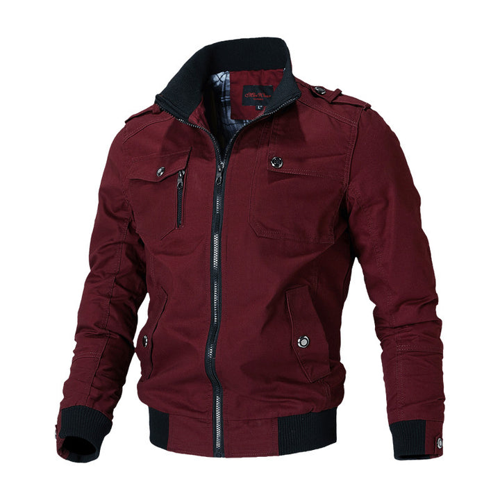 Men's rugged canvas field bomber jacket Mune Fashion