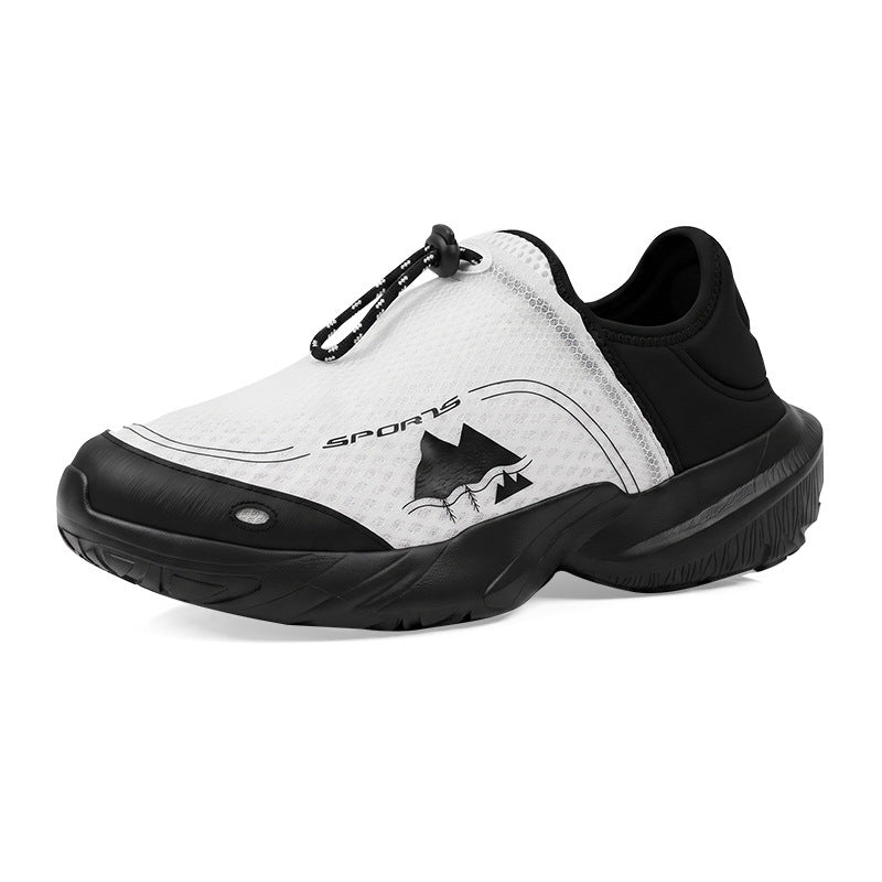 Unisex light breathable slip-on sneakers with quick release and shock-absorbing sole Mune Fashion