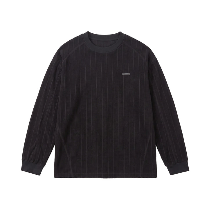 Unisex Ribbed Oversize Sweater with Raglan Sleeves and Metal Logo Mune Fashion
