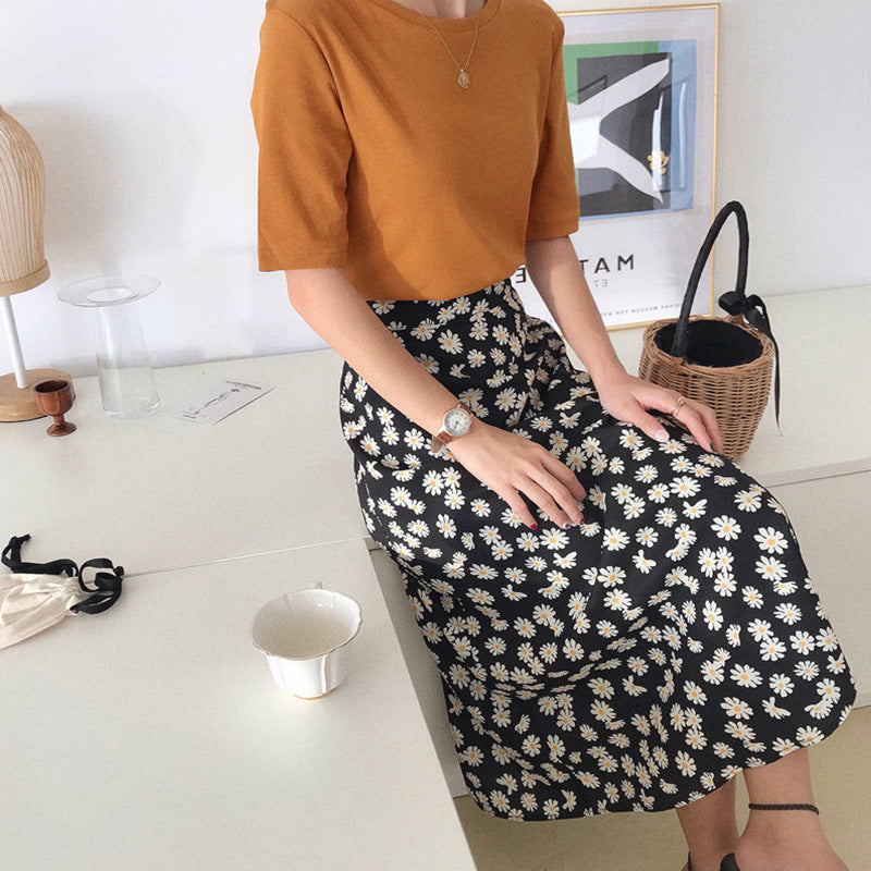 Women Floral Maxi Skirt Mune Fashion