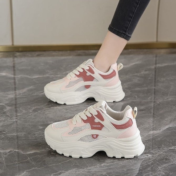 Ladies Fashion Sneakers with breathable mesh upper and cushioned sole Mune Fashion