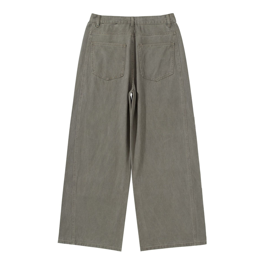 Women's High-Waisted Utility Culotte Pants with Wide Legs and Patch Pockets Mune Fashion