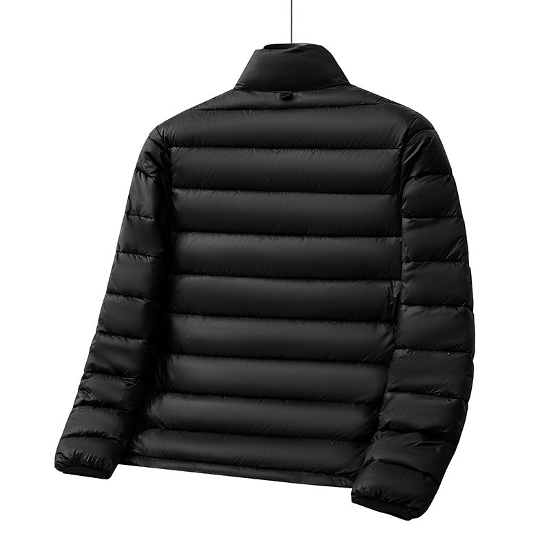 Men's ultralight packable quilted jacket with thermal padding & stand-up collar Mune Fashion