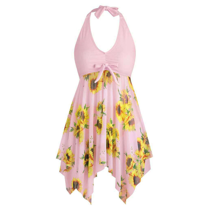 Women’s beach dress with playful flower design Mune Fashion
