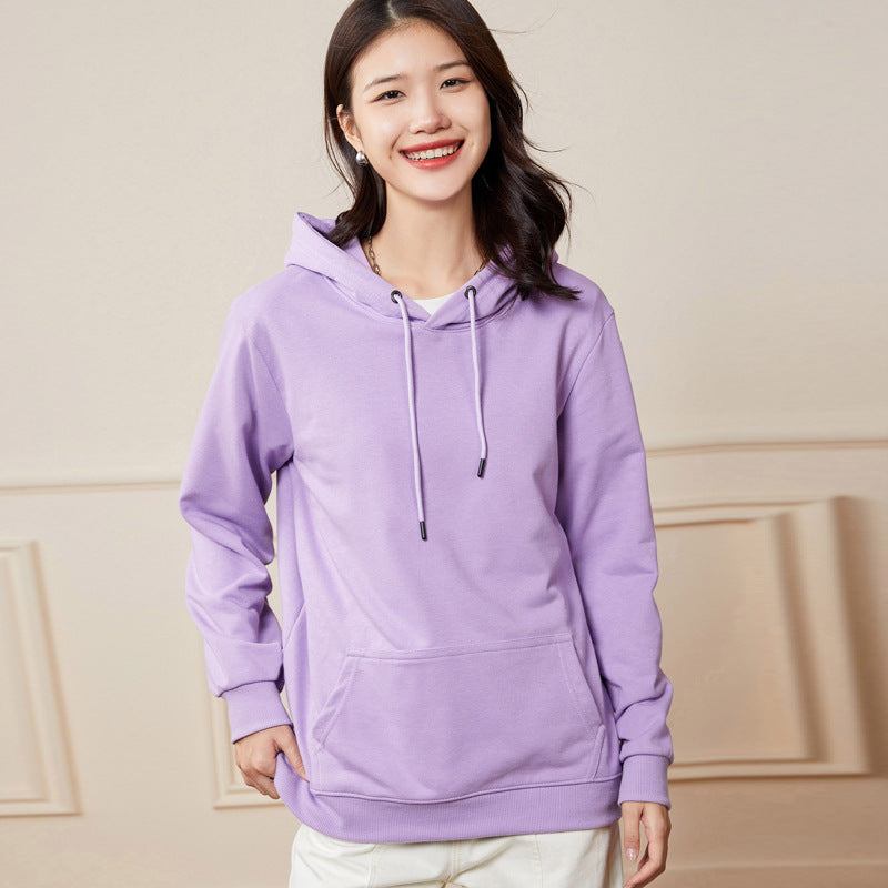 Women's Oversized Hoodie made of Cotton Blend with Kangaroo Pocket and Ribbed Cuffs Mune Fashion