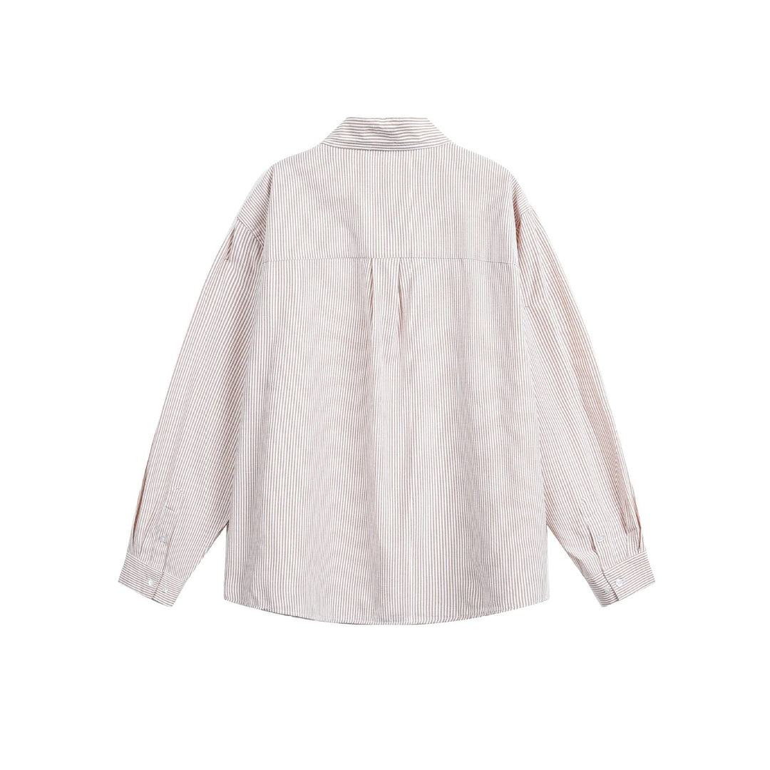 Unisex Lightweight Oversized Shirt in Boxy-Relaxed Cut with Kent Collar and Chest Pocket Mune Fashion