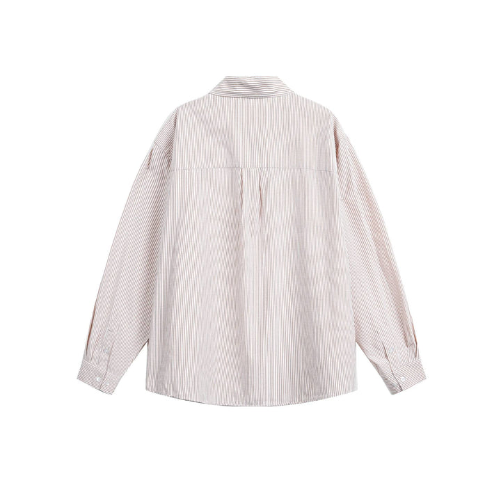 Unisex Lightweight Oversized Shirt in Boxy-Relaxed Cut with Kent Collar and Chest Pocket Mune Fashion