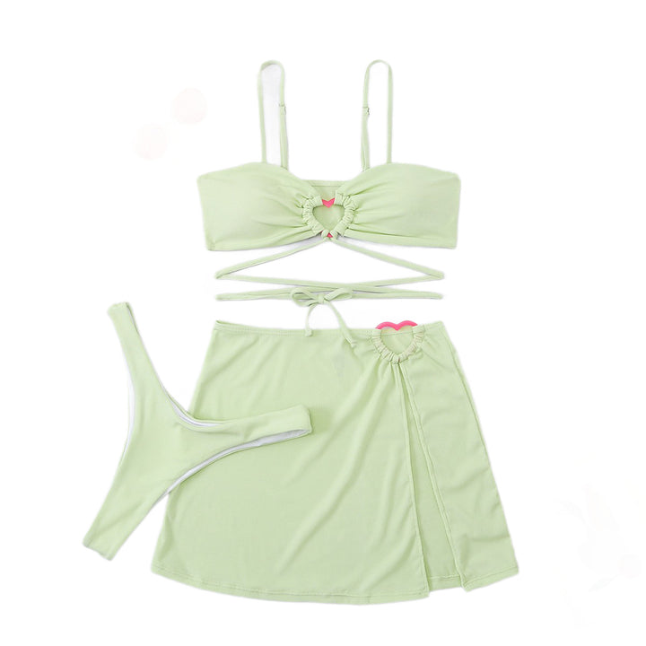 Ladies Stylish Bikini Set with Playful Skirt Mune Fashion