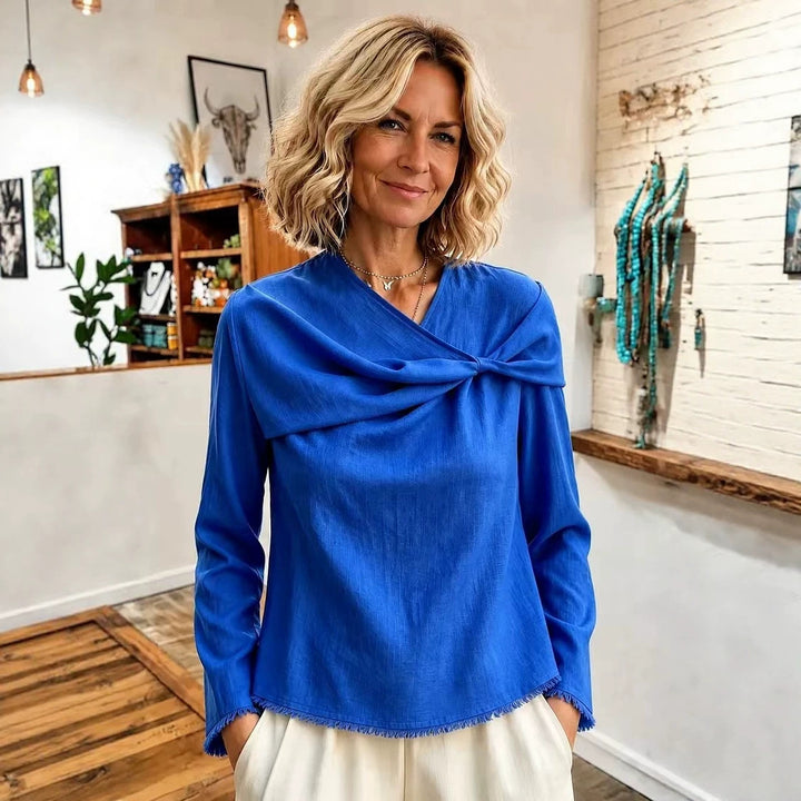 Ladies Elegant and Comfortable Blouse Mune Fashion