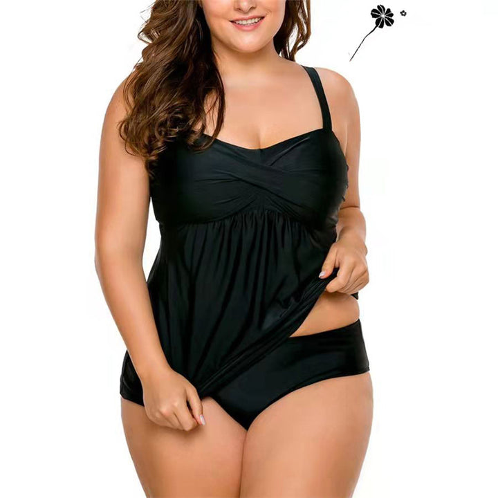 Women's tankini swimsuit with flattering cut and adjustable straps Mune Fashion
