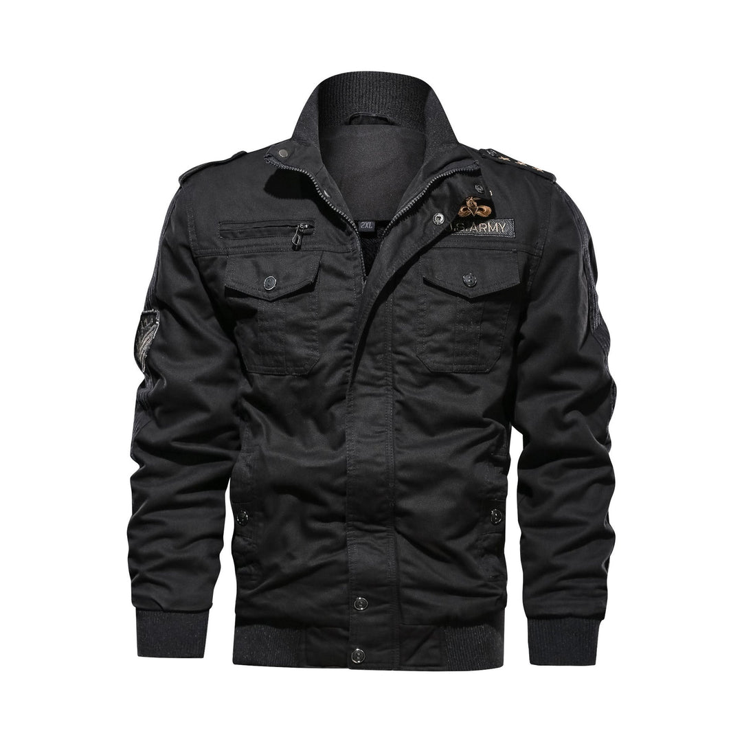 Men's Winter Jacket with Functional Pockets and Warm Lining Mune