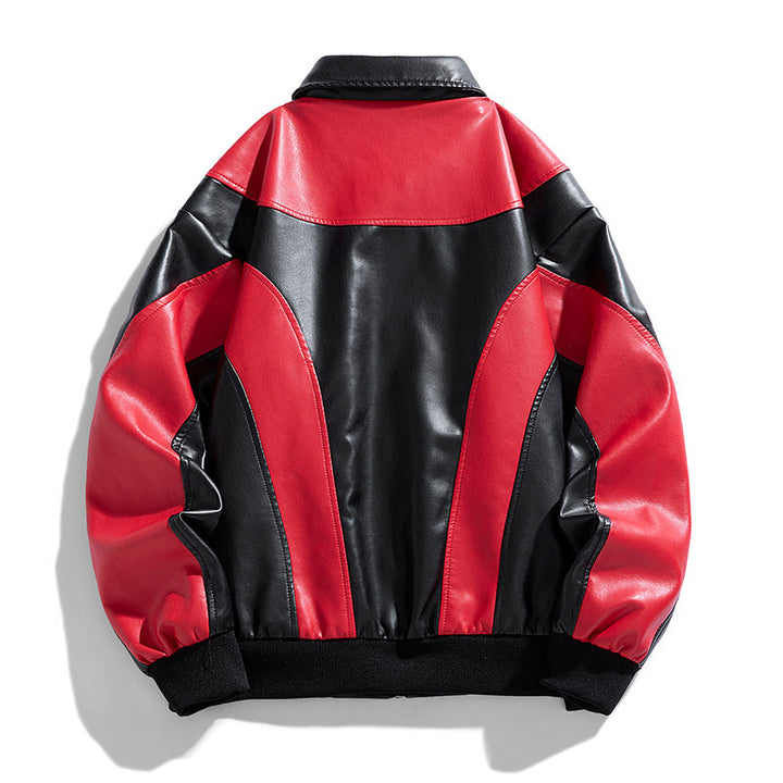 Men's fashionable bomber jacket with contrast colors Mune Fashion