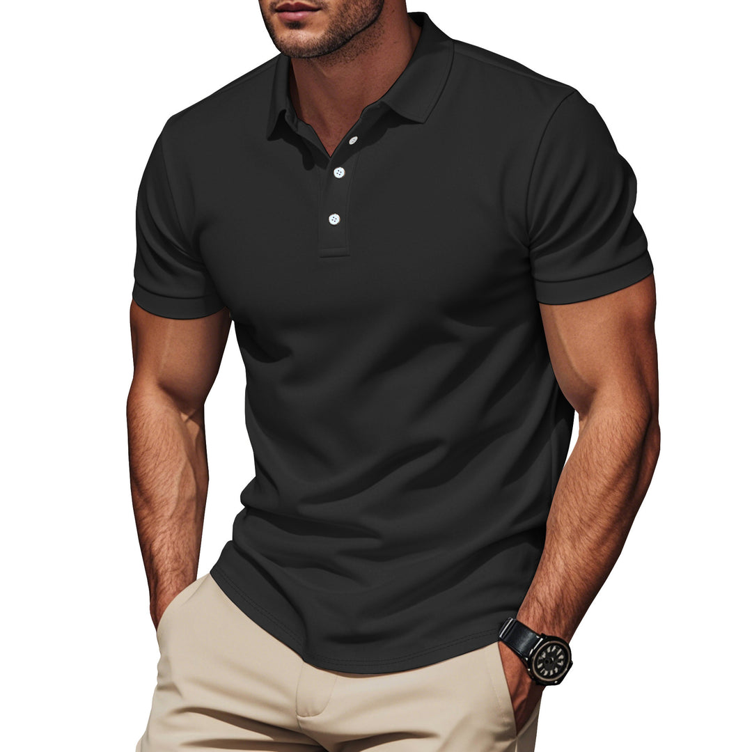 Men's Pima cotton polo with Kent collar, slim silhouette and reinforced button placket Mune Fashion