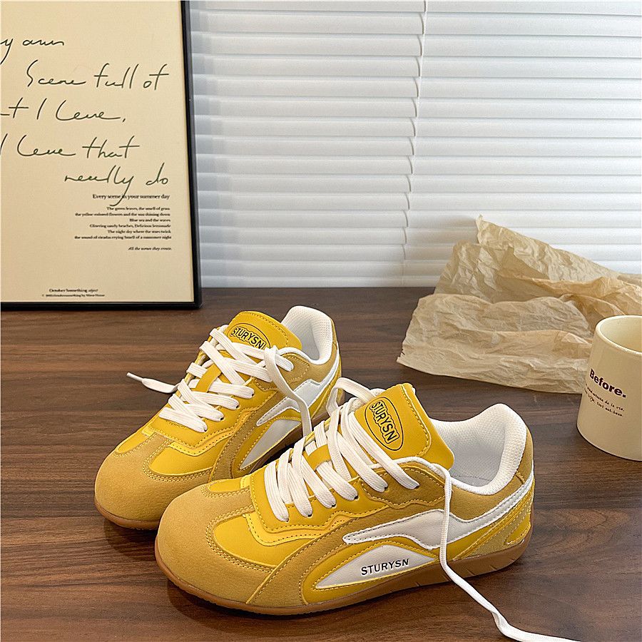 Women's Leisure Sneakers with Soft Suede and Breathable Upper Material Mune Fashion