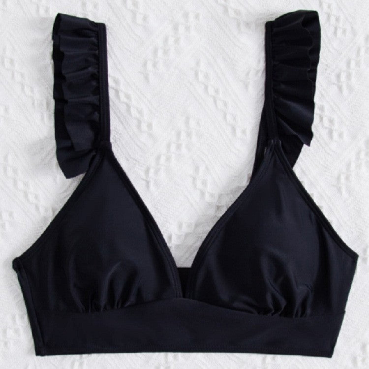 Women's Triangle Bikini Top with Ruffle Details Mune Fashion