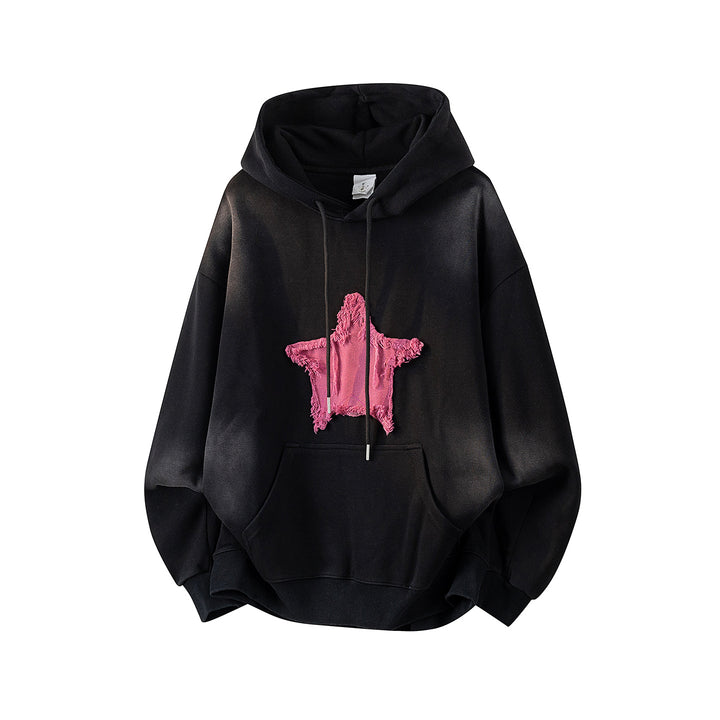 Unisex Oversize Hoodie with handwritten graphic print, kangaroo pocket & ribbed hem Mune Fashion