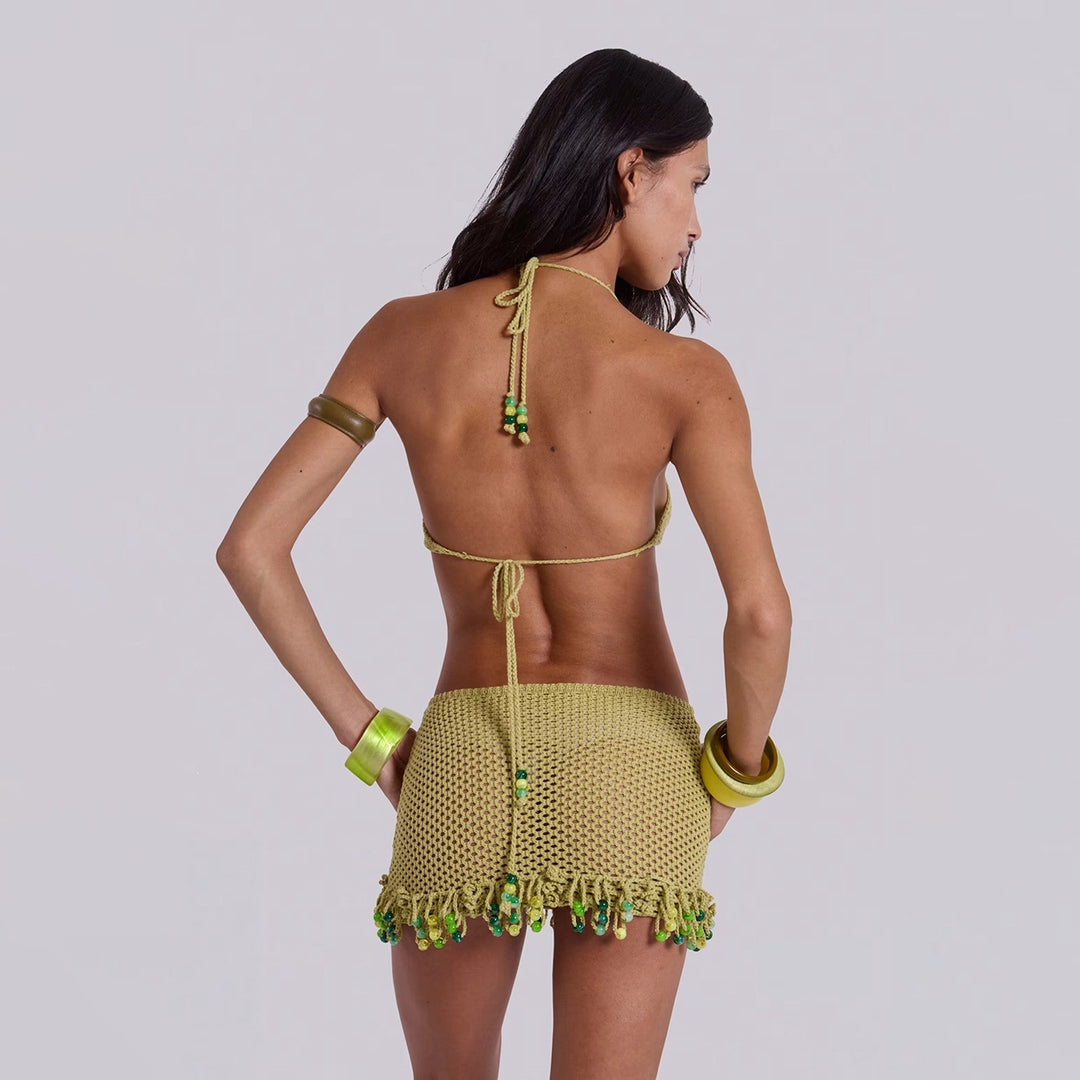 Women's trendy crocheted beach cover-up Mune Fashion