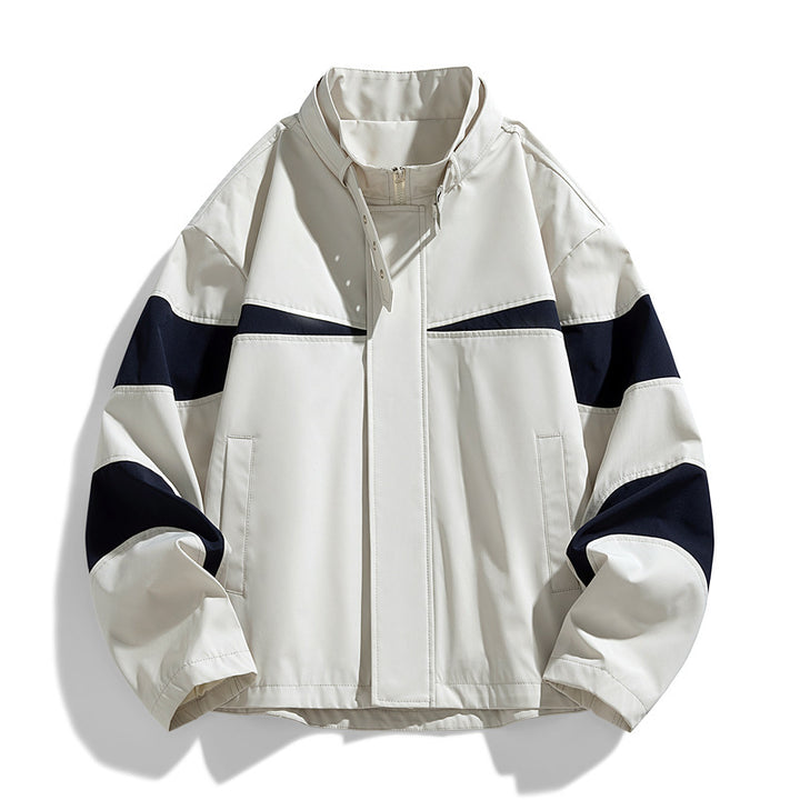 Men's Fashion Sport Jacket with High Collar Mune Fashion