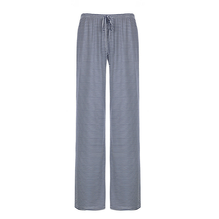 Women's lightweight jersey lounge pants with drawstring and wide leg Mune Fashion