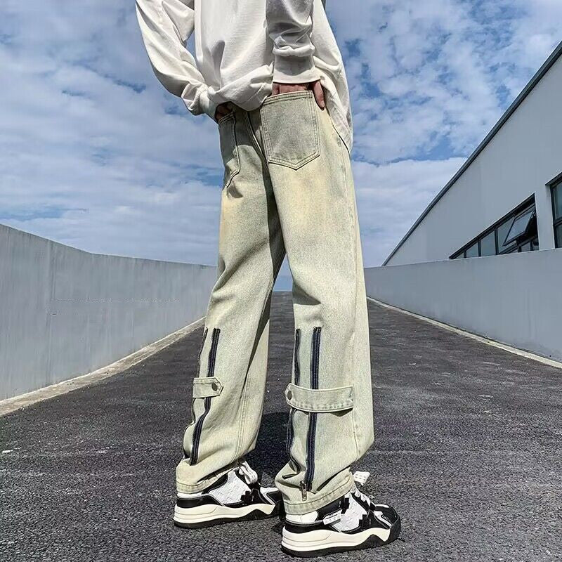 Men's Casual Baggy Jeans with Innovative Design Mune Fashion