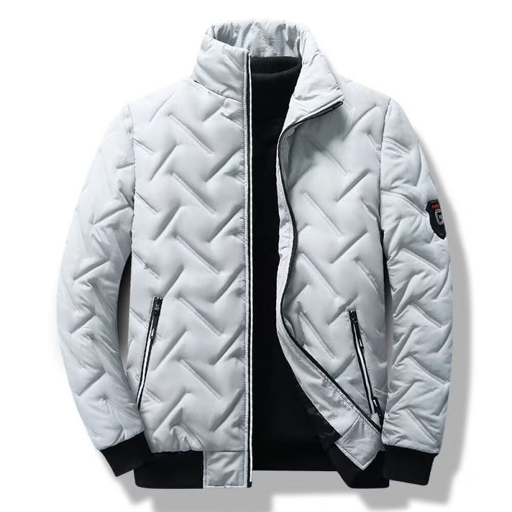 Men's Winter Padded Jacket with High Collar Mune Fashion