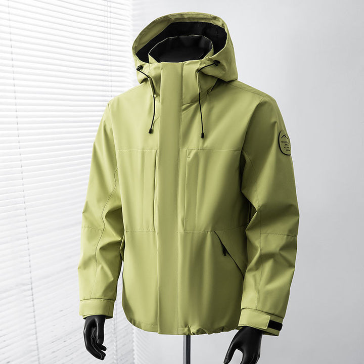 Men's functional jacket with hood