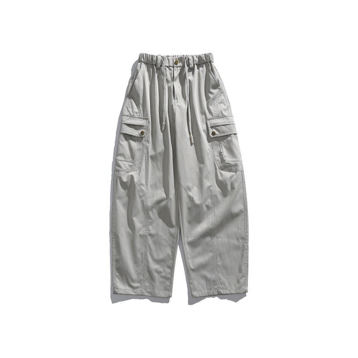 Men's cargo pants with elastic waistband, drawstring and multiple utility pockets Mune Fashion