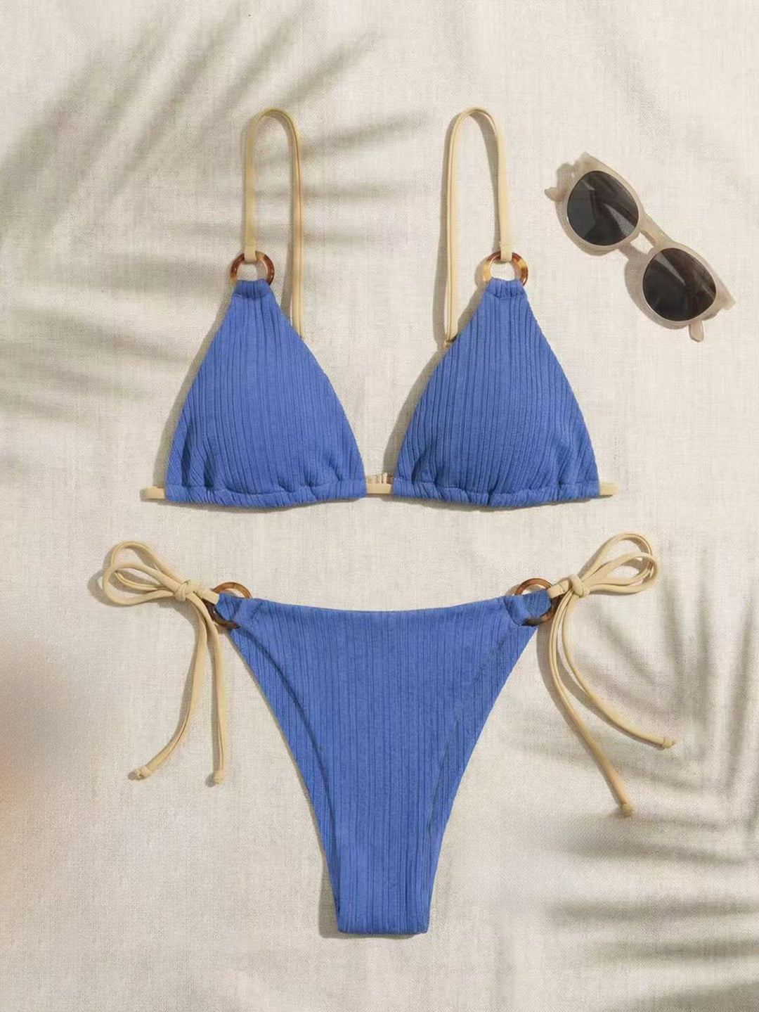 Ladies triangle bikini with adjustable strap Mune Fashion