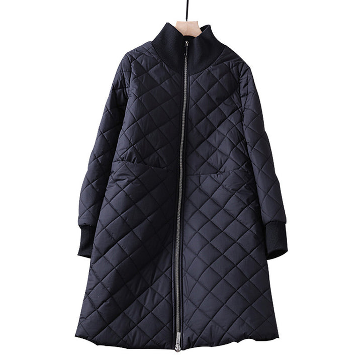 Women's Fashion Quilted Long Coat Mune Fashion