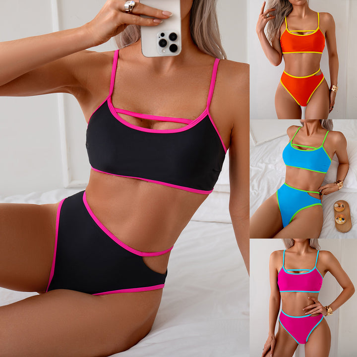 Women's Sporty Bikini with Unique Cut-out Details Mune Fashion