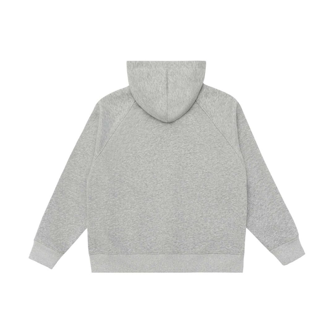 Unisex Oversize Zip Hoodie with Raglan Seams and Ribbed Cuffs Mune Fashion