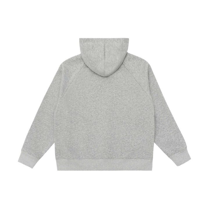 Unisex Oversize Zip Hoodie with Raglan Seams and Ribbed Cuffs Mune Fashion