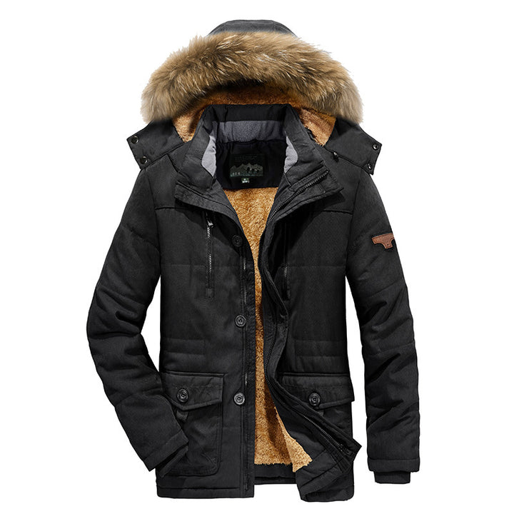 Men's Urban Quilted Parka with Warm Teddy Lining and Utility Pockets Mune Fashion