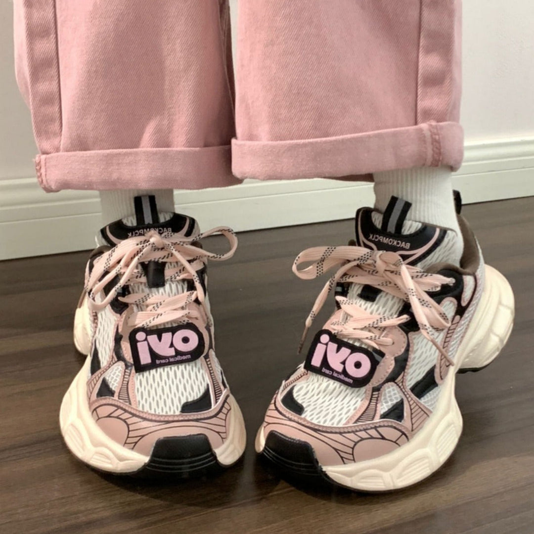 Women's sporty sneakers with breathable mesh and non-slip sole Mune Fashion