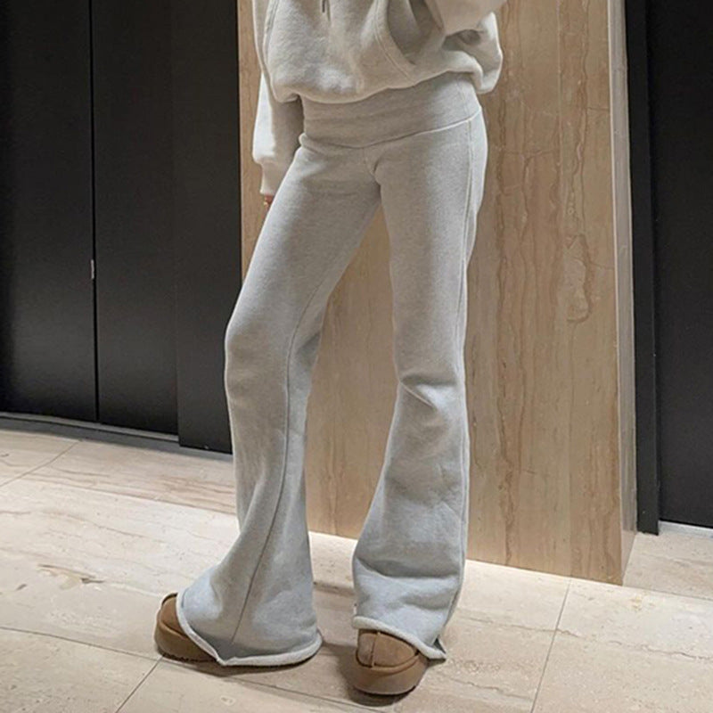 Women's soft high-waist yoga flared pants with a flared leg and stretch waistband Mune Fashion